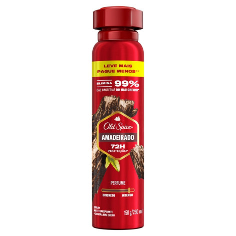 Desodorante Aerosol Old Spice Amadeirado 250ML Desodorante Aerosol Old Spice Amadeirado 250ML