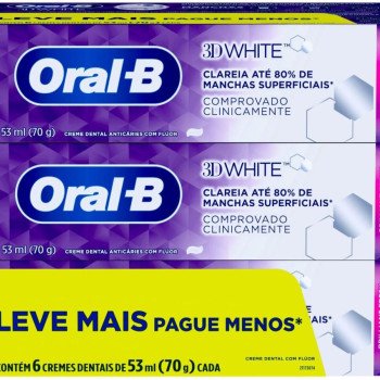 Pack Creme Dental Oral B 3D White
