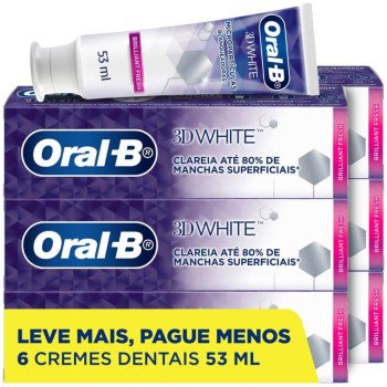 Pack Creme Dental Oral B 3D White Pack Creme Dental Oral B 3D White