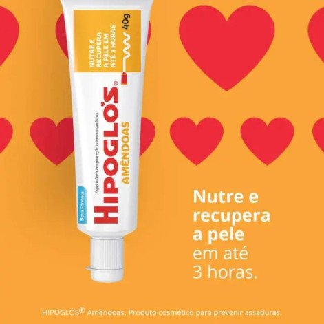 Hipoglós Amêndoas Creme Preventivo De Assaduras, 40g
