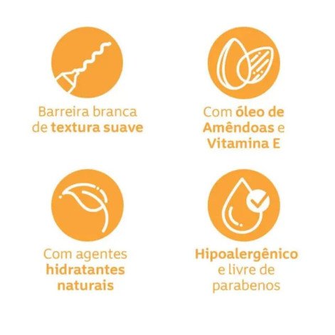 Hipoglós Amêndoas Creme Preventivo De Assaduras, 40g