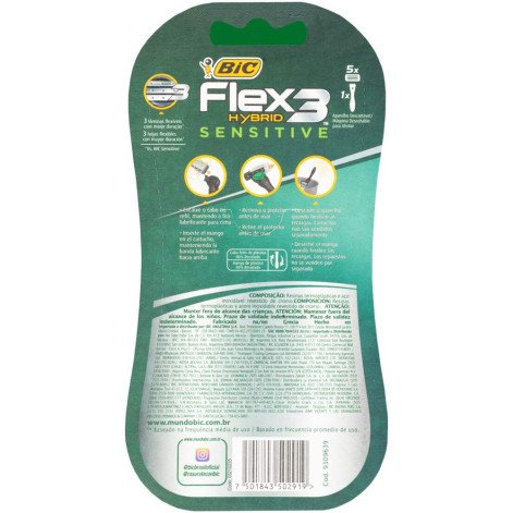 Aparalho de Barbear Flex3 Hybrid