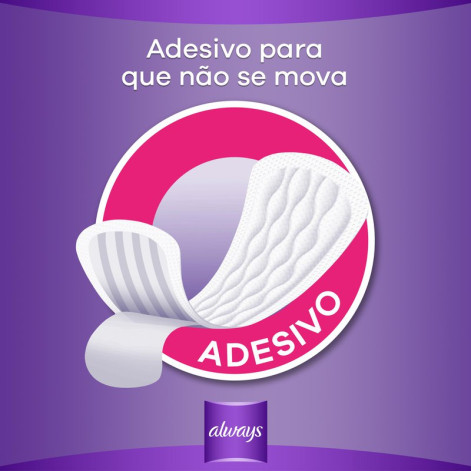 Protetor Diário Always Com Perfume 40 Unidades
