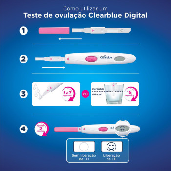 Teste De Ovulação Clear Blue Digital
