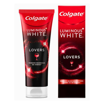 Creme Dental Colgate Luminous White Lovers Vinho 70 g branqueador clareamento dental
