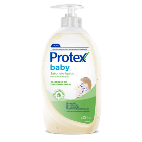 Sabonete Líquido Para Bebê Protex Baby Glicerina Natural 400ml Sabonete Líquido Para Bebê Protex Baby Glicerina Natural 400ml