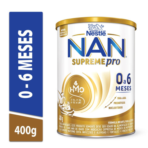 Fórmula Infantil Nan Supreme Pro 0 a 6 Meses 400g
