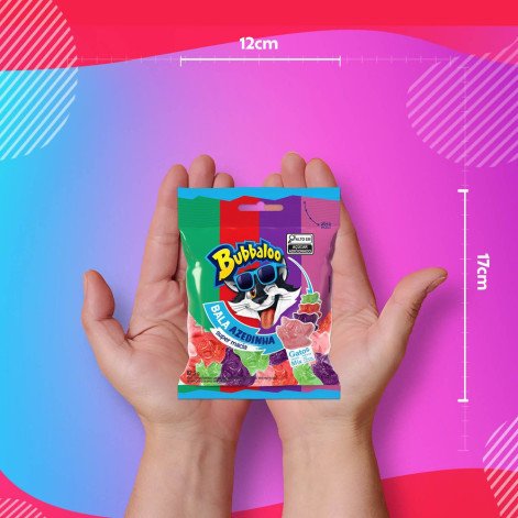 Bala Bubbaloo Azedinha Mix 82,5G
