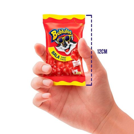 Bala Mondelez Morango 12un de 15g