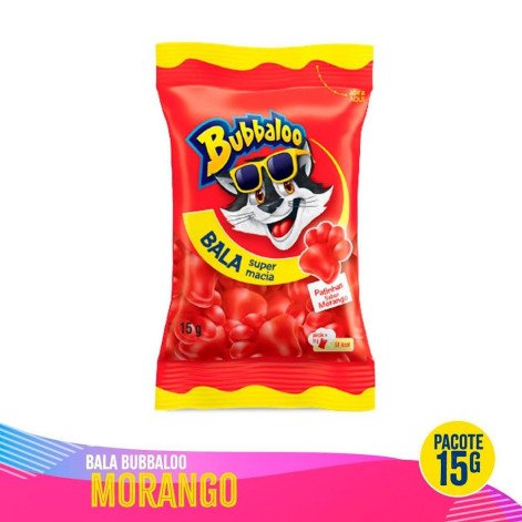 Bala Mondelez Morango 12un de 15g