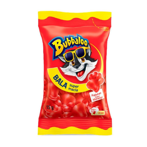 Bala Mondelez Morango 12un de 15g