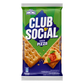 Biscoito Salgado Club Social Pizza 141g