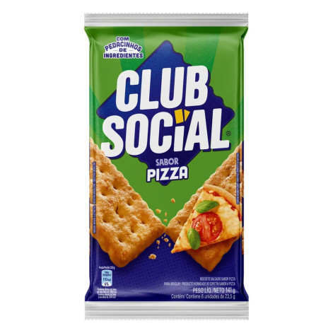 Biscoito Salgado Club Social Pizza 141g