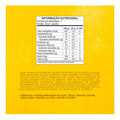 Biscoito BelVita Cacau e Cereais 75g 3 Unidades