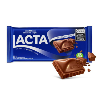 Chocolate Barra Lacta Ao Leite 80G