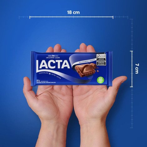 Chocolate Barra Lacta Ao Leite 80G