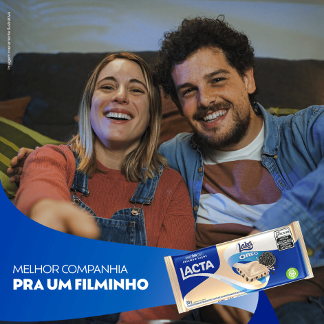 Chocolate Branco Lacta Laka Oreo 80g