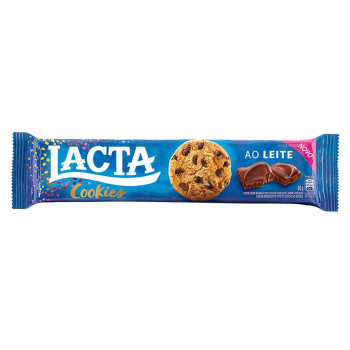 Cookie Lacta Gotas de Chocolate Ao Leite 80g Cookie Lacta Gotas de Chocolate Ao Leite 80g