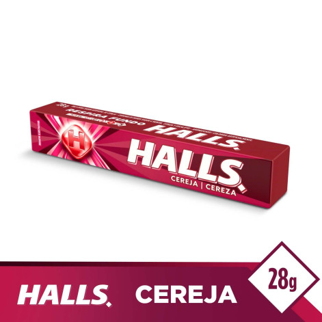Drops Halls Sabor Cereja 28g