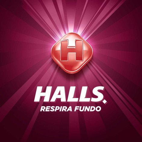 Drops Halls Sabor Cereja 28g