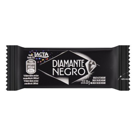 Chocolhate Lacta Diamante Negro 20G