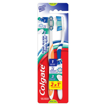 Pack Escova Dental Colg Tripla Acao L2P1(Clg)