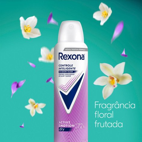 Desodorante Aerosol Rexona Fem Active Emotion 150ML