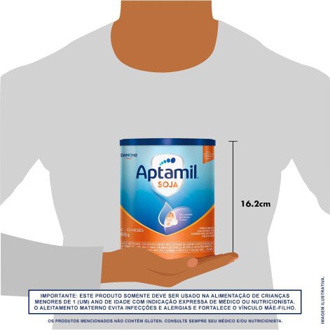 Fórmula Infantil Aptamil Soja 2  0-12 Meses 800g