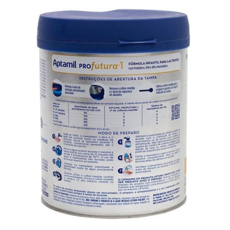 Fórmula Infantil Aptamil Profutura 1  0 a 6 Meses - 800g