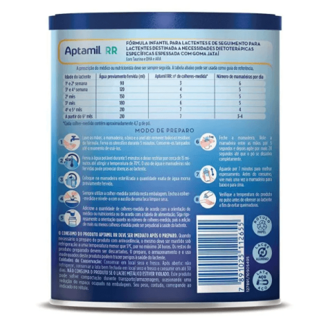 Fórmula Infantil Aptamil RR 0 à 12 meses - 400g