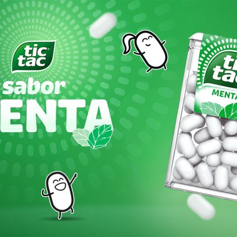 Pastilha Tic Tac Menta 49g