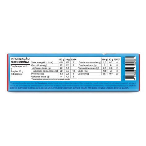Bisc Passatempo Leite 150G