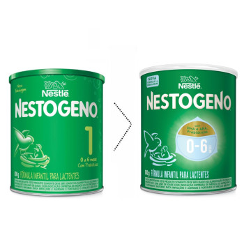 Fórmula Infantil Nestogeno 1 Nestlé 0 a 6 meses 800g