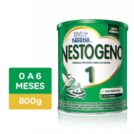 Fórmula Infantil Nestogeno 1 Nestlé 0 a 6 meses 800g