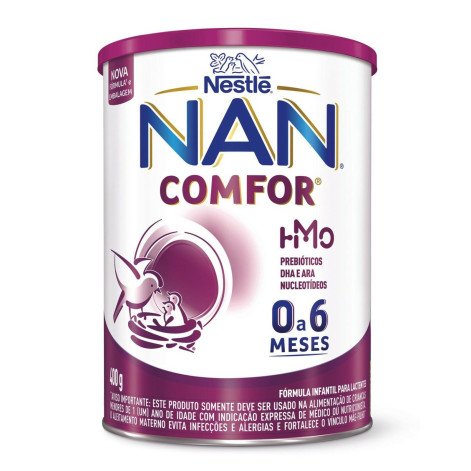 Fórmula Infantil NAN Comfor HMO de 0 a 6 Meses 400g