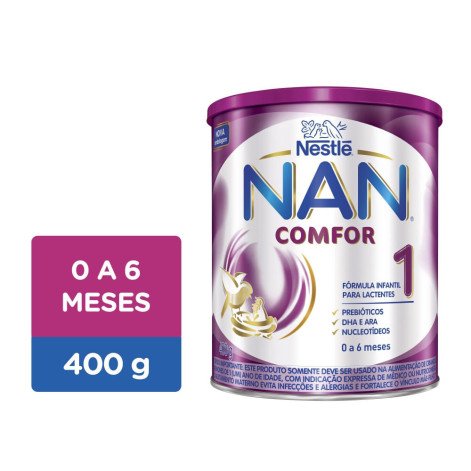 Fórmula Infantil NAN Comfor HMO de 0 a 6 Meses 400g