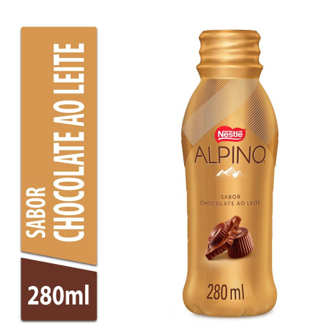 Bebida Láctea Alpino Fast Garrafa 280ml Bebida Láctea Alpino Fast Garrafa 280ml