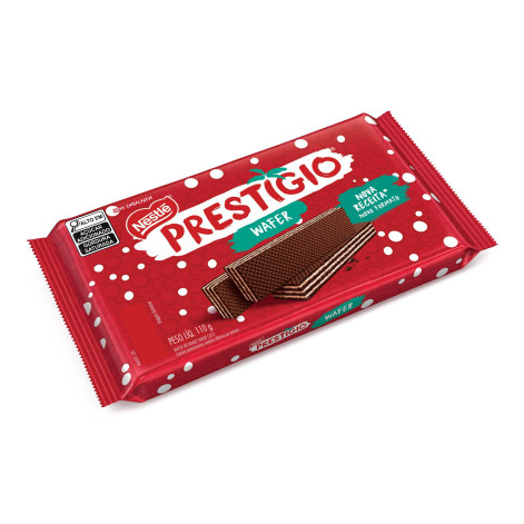 Biscoito Wafer Nestlé Prestígio 110g
