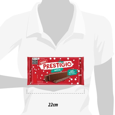 Biscoito Wafer Nestlé Prestígio 110g