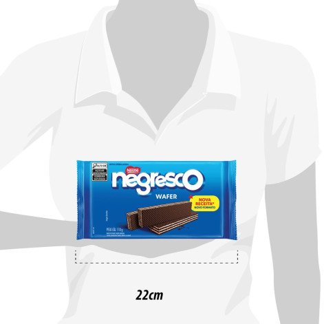 Biscoito Néstle Wafer Negresco Pacote 110g