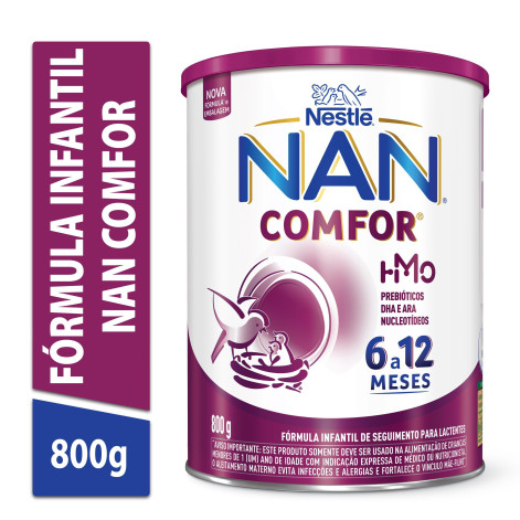 Fórmula Infantil NAN Comfor 2 Nestlé 6 a 12 meses 800g Fórmula Infantil NAN Comfor 2 Nestlé 6 a 12 meses 800g