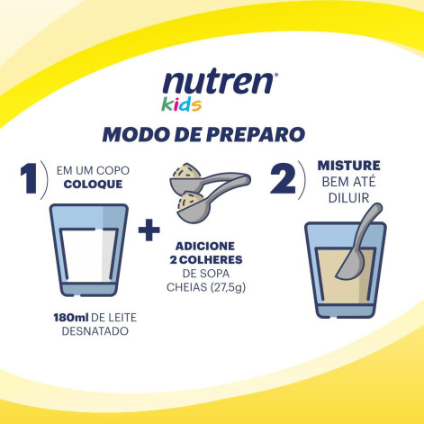 Complemento Alimentar Infantil Nutren Kids Sabor Baunilha 350g Complemento Alimentar Infantil Nutren Kids Sabor Baunilha 350g