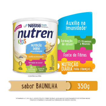 Complemento Alimentar Infantil Nutren Kids Sabor Baunilha 350g