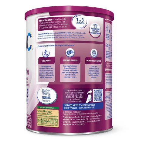 Fórmula Infantil Nanlac Comfor Lata - 800g