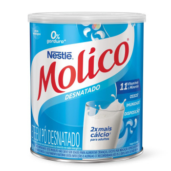 Leite em Pó Desnatado Molico Total Cálcio 280g