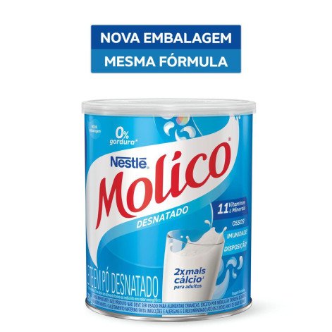 Leite em Pó Desnatado Molico Total Cálcio 280g Leite em Pó Desnatado Molico Total Cálcio 280g