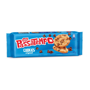Cookie PASSATEMPO Leite com Gotas de Chocolate 60g