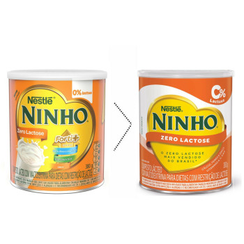 Composto Lácteo Zero Ninho Lactose Lata 380g