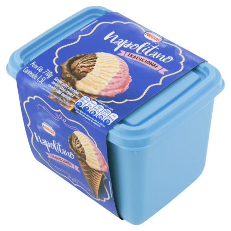 Sorvete Nestle Napolitano Pote 1.5 Litros
