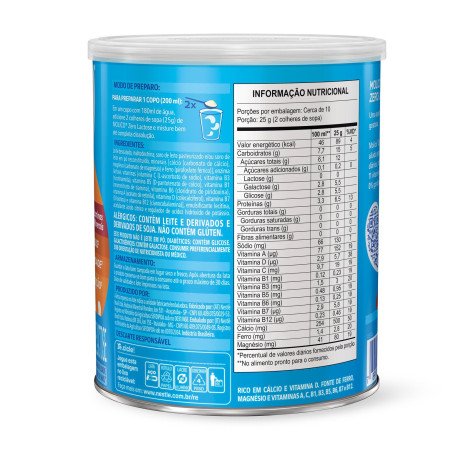 Leite em Pó Molico Zero Lactose Lata 260g